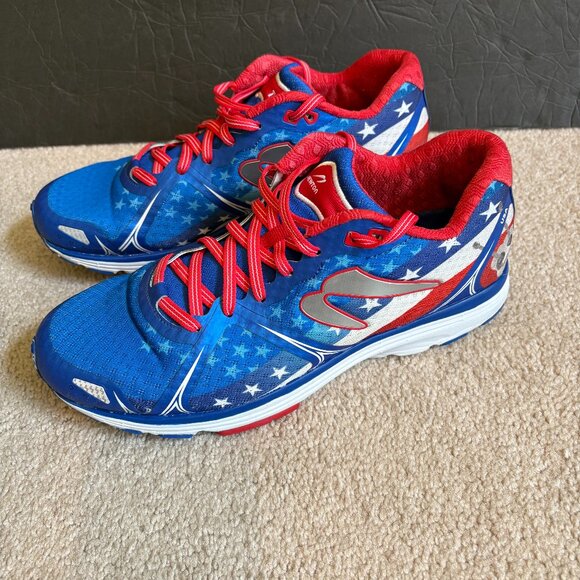 Newton Taps USA July 4th Gatlin Brothers Shoes Unisex M9 W10.5 Multicolor - Picture 1 of 10